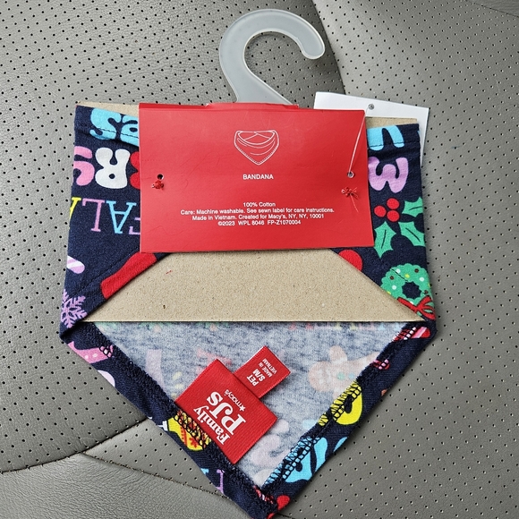 Family PJ's bandana for pets Sz XS - Picture 2 of 5